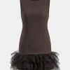 Patchwork Mesh Sleeveless Mini Dress>MICAS Hot