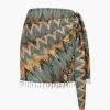 Printed Knot Mini Skirt>MICAS Fashion