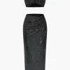 Sequin Cami Top And Skirt Set>MICAS Best