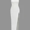 Sleeveless Split Maxi Dress>MICAS New