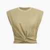 Sleeveless T-shirt>MICAS Fashion