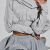 Solid Hooded Long-Sleeve Top>MICAS New