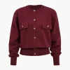 Solid Knit Button Cardigan>MICAS Fashion
