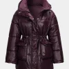 Stand Collar Zipper Hooded Puffer>MICAS Clearance