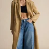 Suede Double-Breasted Coat>MICAS New