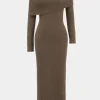 Sweater Asymmetrical Long Sleeve Dress>MICAS Online