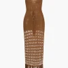 Tassel Hem Crochet Knit Cover Up Dress>MICAS Best