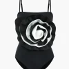 Tummy Control Appliques One-Piece Swimsuit>MICAS Outlet