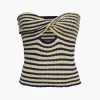 Twisted Front Knitted Top>MICAS Sale