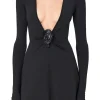 V-neck Long Sleeve Mini Dress>MICAS Clearance