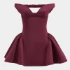 V-Neck Sleeveless Backless Mini Dress>MICAS Online