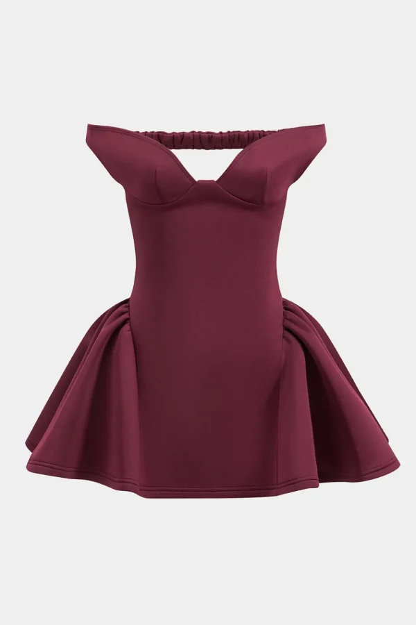 V-Neck Sleeveless Backless Mini Dress>MICAS Online