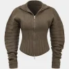 Zippered Sweater Long-Sleeve Top>MICAS Best
