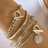 4 pc Snake Chain Bracelet Set>MICAS Fashion