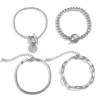 4 pc Snake Chain Bracelet Set>MICAS Fashion