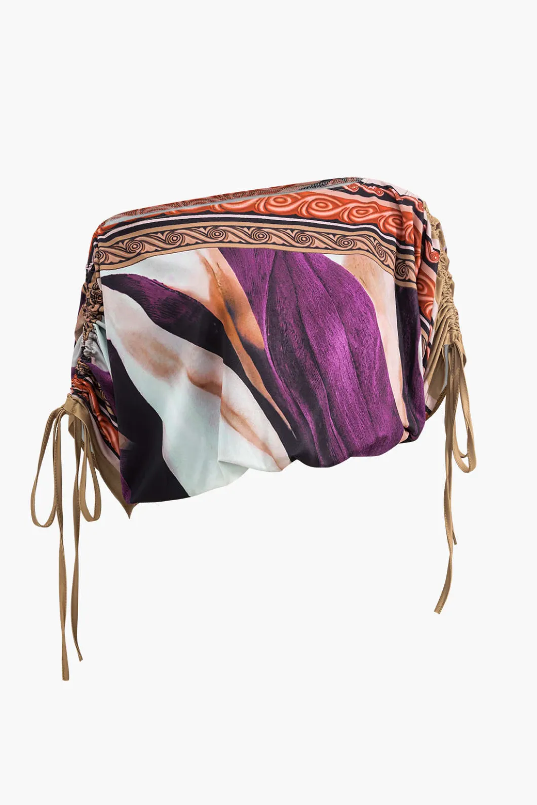 Abstract Floral Print Long Sleeve Top And Midi Skirt Set>MICAS Discount