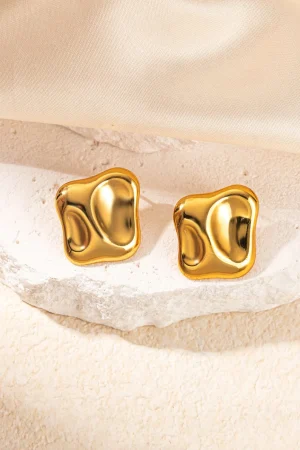 Abstract -Tone Stud Earrings>MICAS Hot