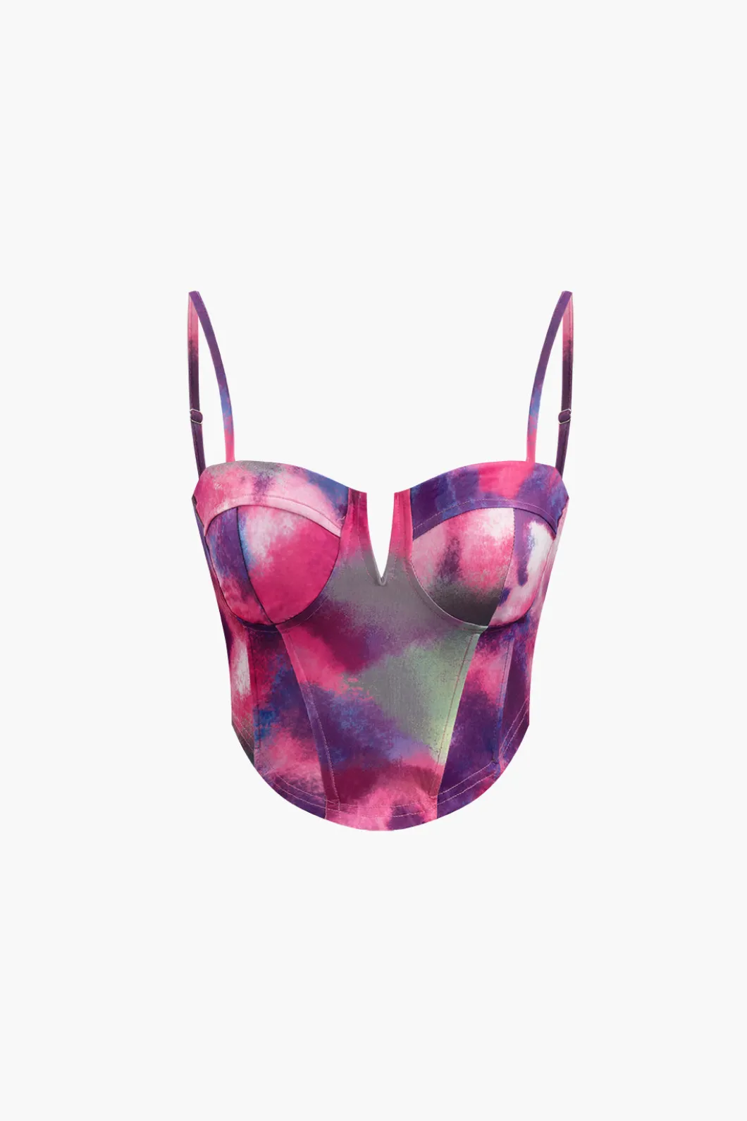 Abstract Print Corset Top And Mini Skirt Set>MICAS Sale