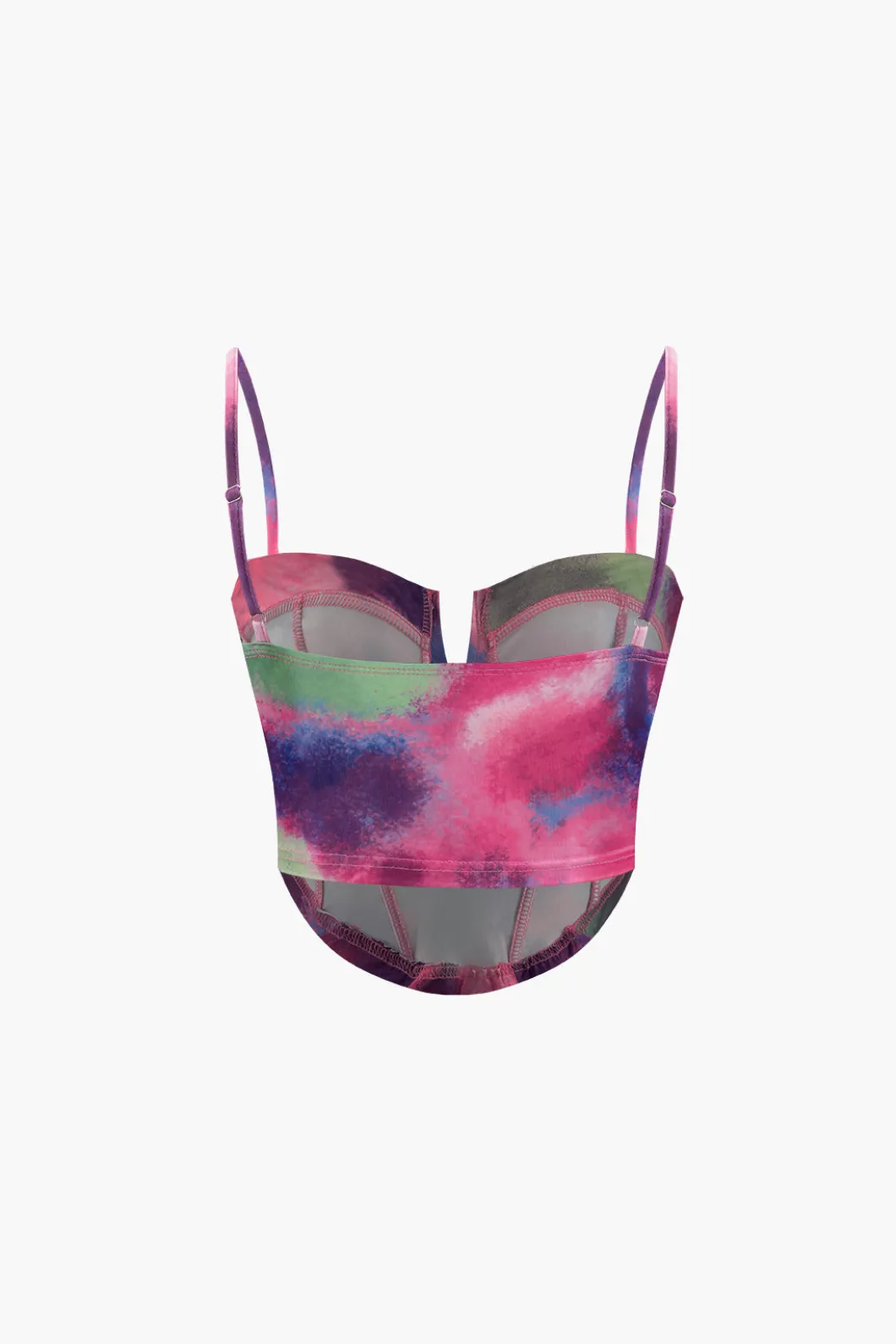 Abstract Print Corset Top And Mini Skirt Set>MICAS Sale