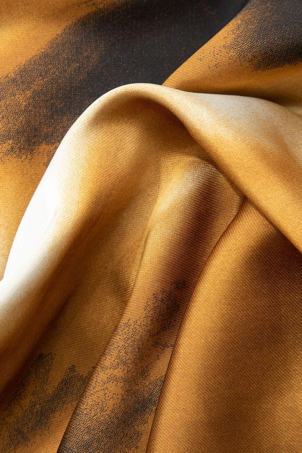 Abstract Print Cowl Neck Backless Slit Slip Maxi Dress>MICAS New