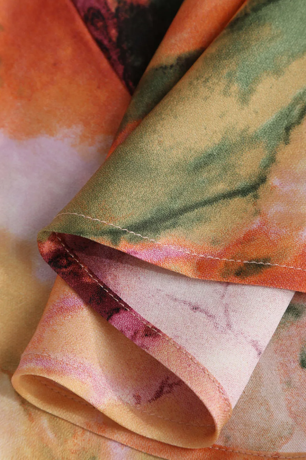 Abstract Print Fitted Midi Slip Dress>MICAS Clearance