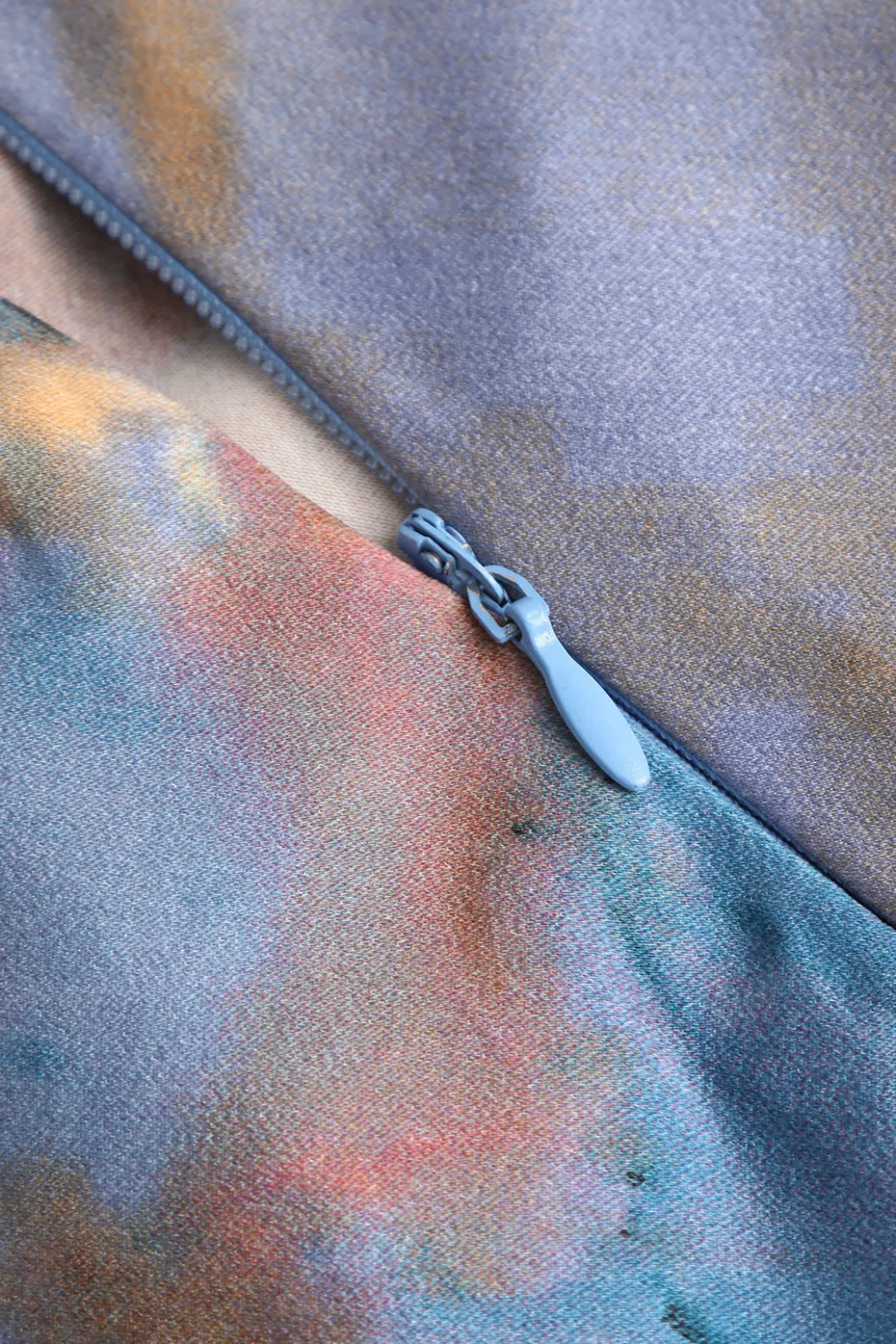 Abstract Print Fitted Midi Slip Dress>MICAS Clearance