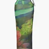 Abstract Print Knot Strapless Top And Cut Out Midi Skirt Set>MICAS Hot