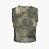 Abstract Print Mesh Tank Top>MICAS Best
