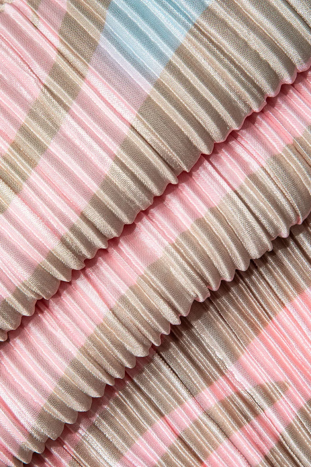 Abstract Print Plisse Strapless Maxi Dress>MICAS Discount