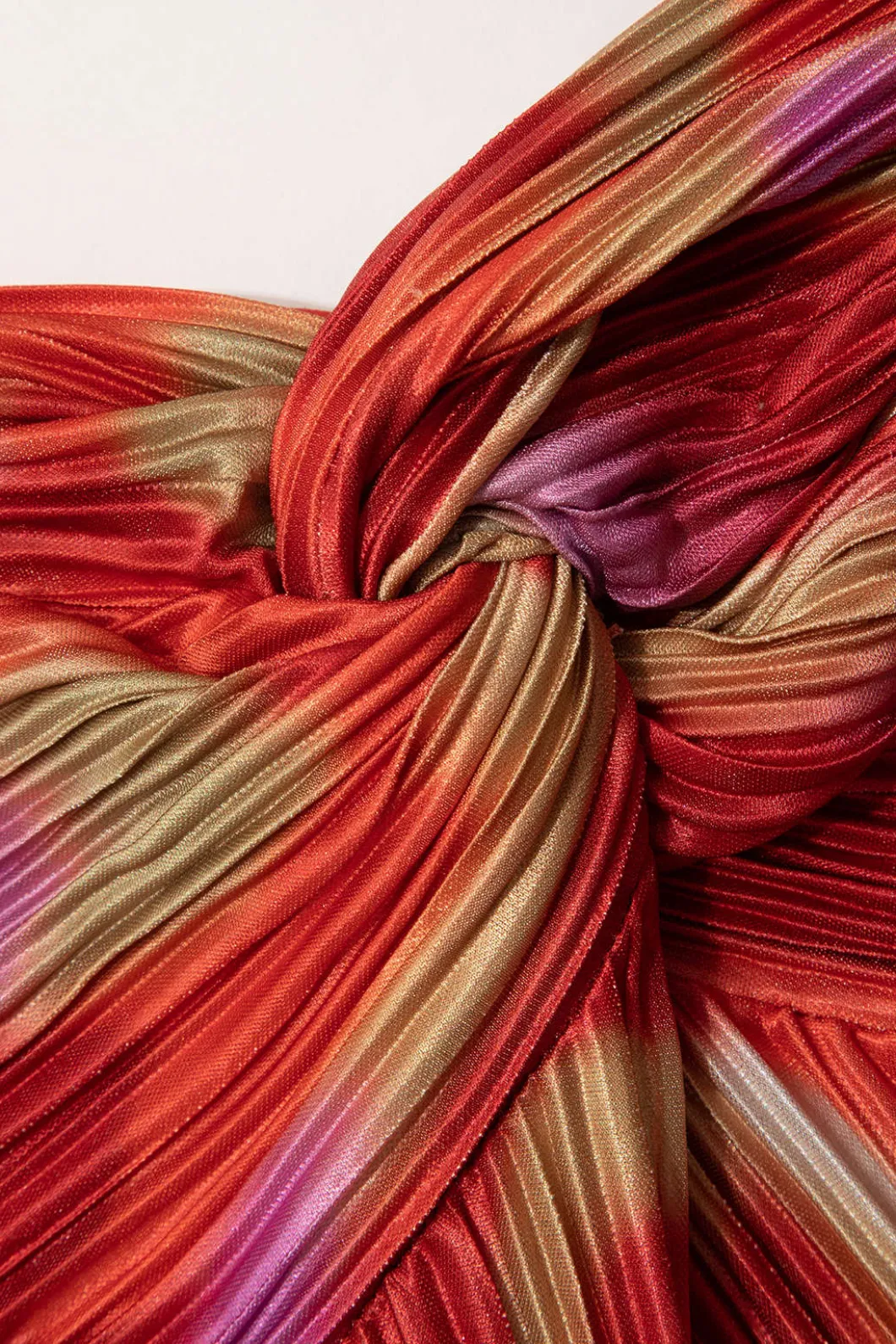 Abstract Print Plisse Strapless Maxi Dress>MICAS Discount