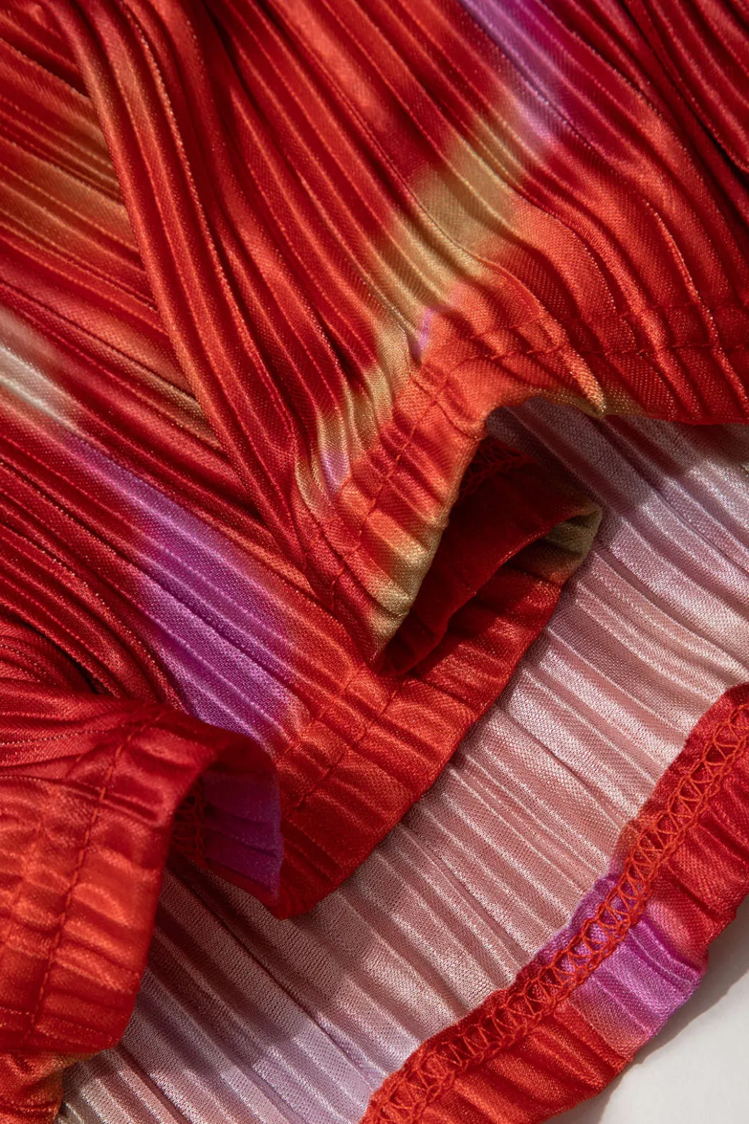 Abstract Print Plisse Strapless Maxi Dress>MICAS Discount