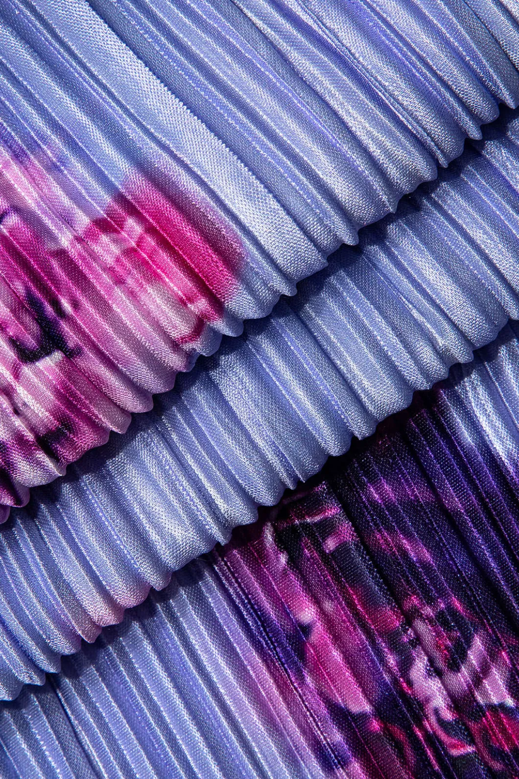 Abstract Print Plisse Strapless Maxi Dress>MICAS Discount