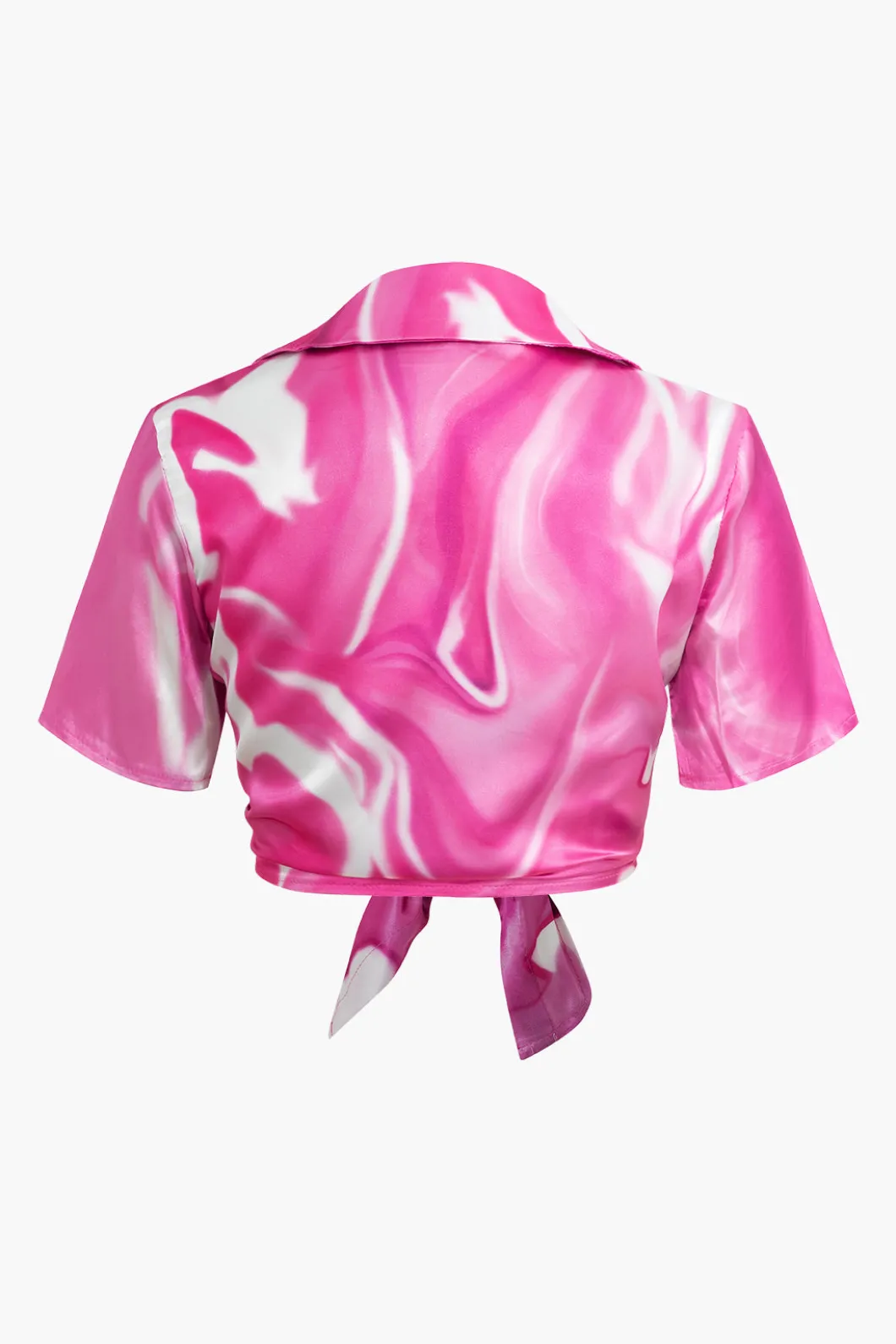 Abstract Print Short Sleeve Shirt And Shorts Set>MICAS Hot