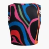 Abstract Print Tank Top And Asymmetric Skirt Set>MICAS Sale