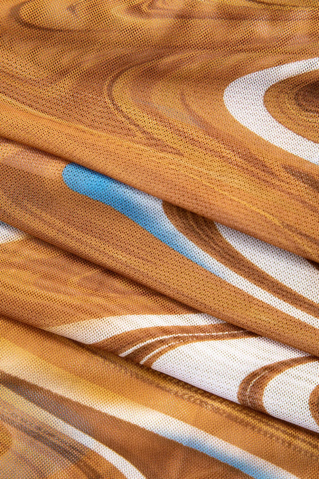 Abstract Print Tie Halter Bikini And Slit Midi Dress Swimsuit Set>MICAS Online