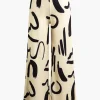 Abstract Print Wide Leg Pants>MICAS Discount