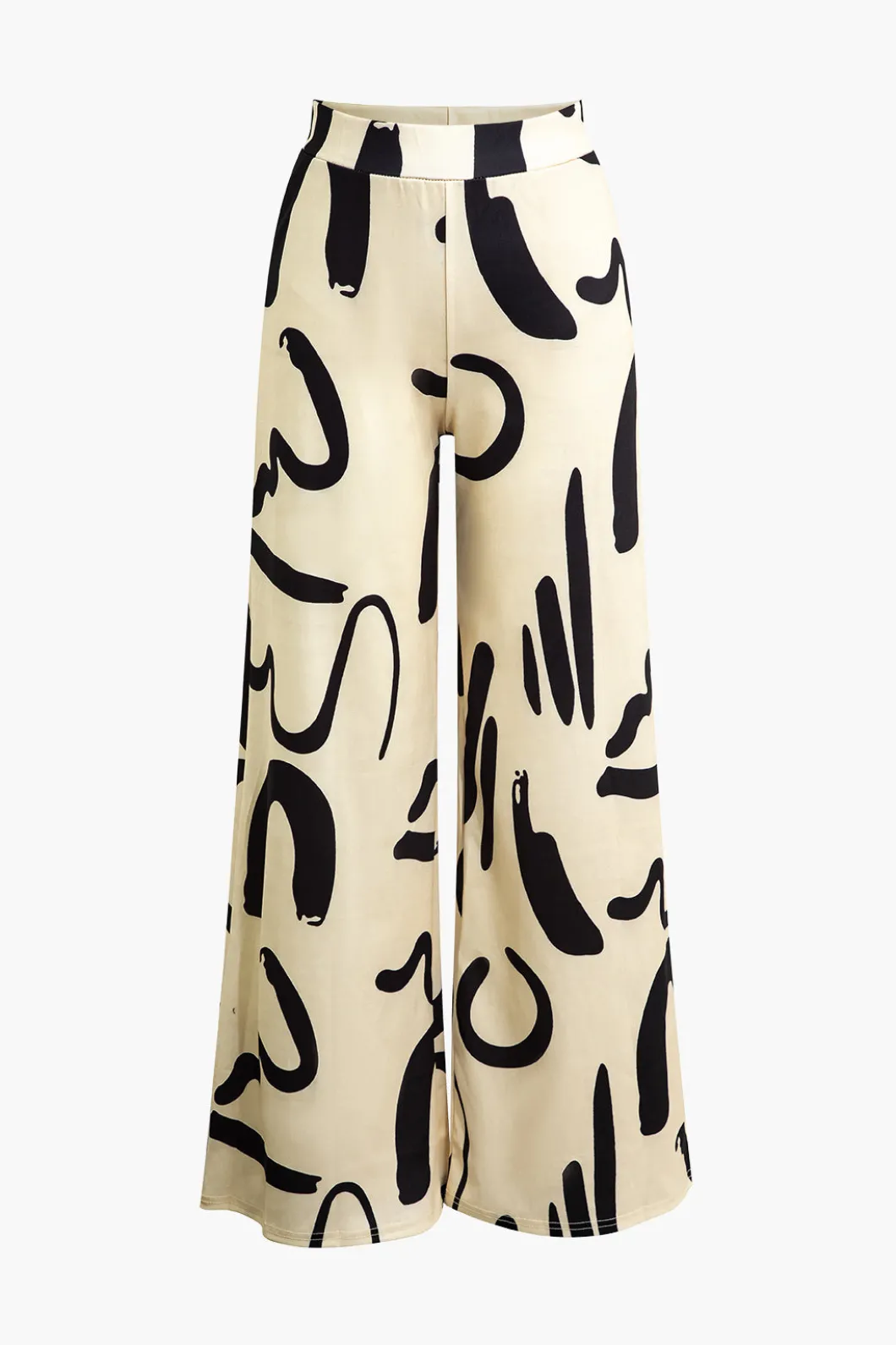 Abstract Print Wide Leg Pants>MICAS Discount
