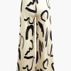 Abstract Print Wide Leg Pants>MICAS Discount