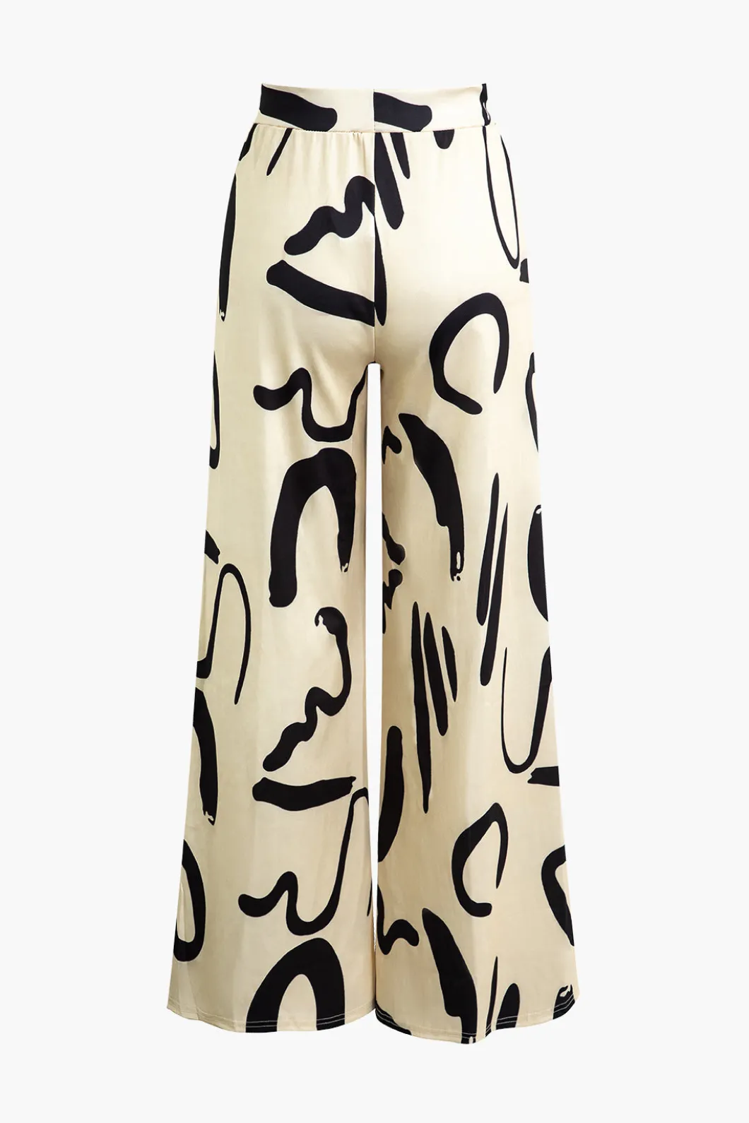 Abstract Print Wide Leg Pants>MICAS Discount