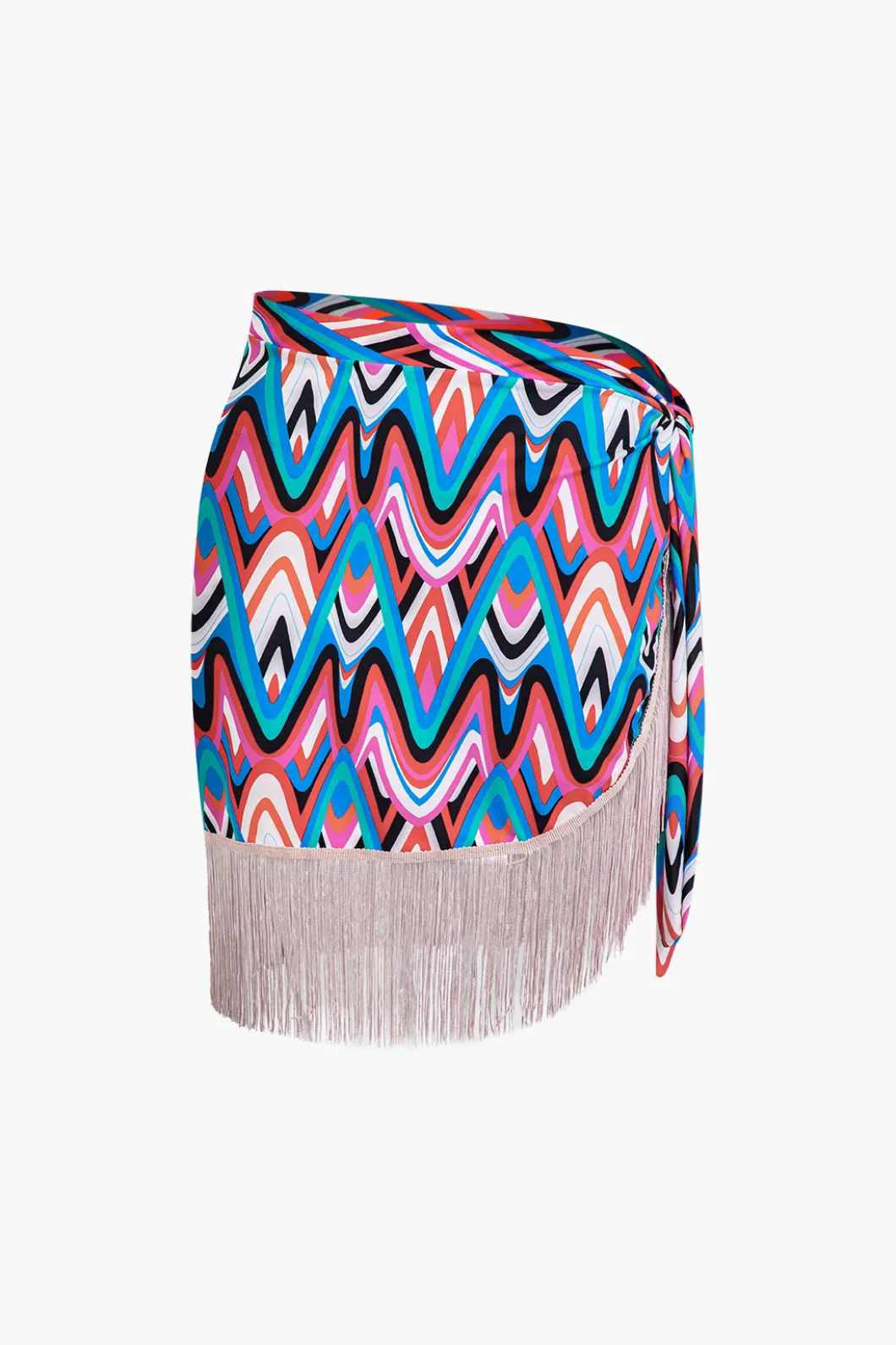 Abstract Printed Fringe Cover Up>MICAS Best