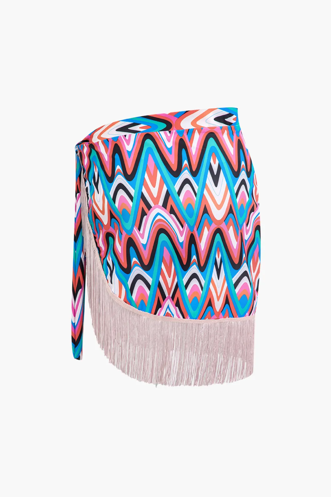 Abstract Printed Fringe Cover Up>MICAS Best