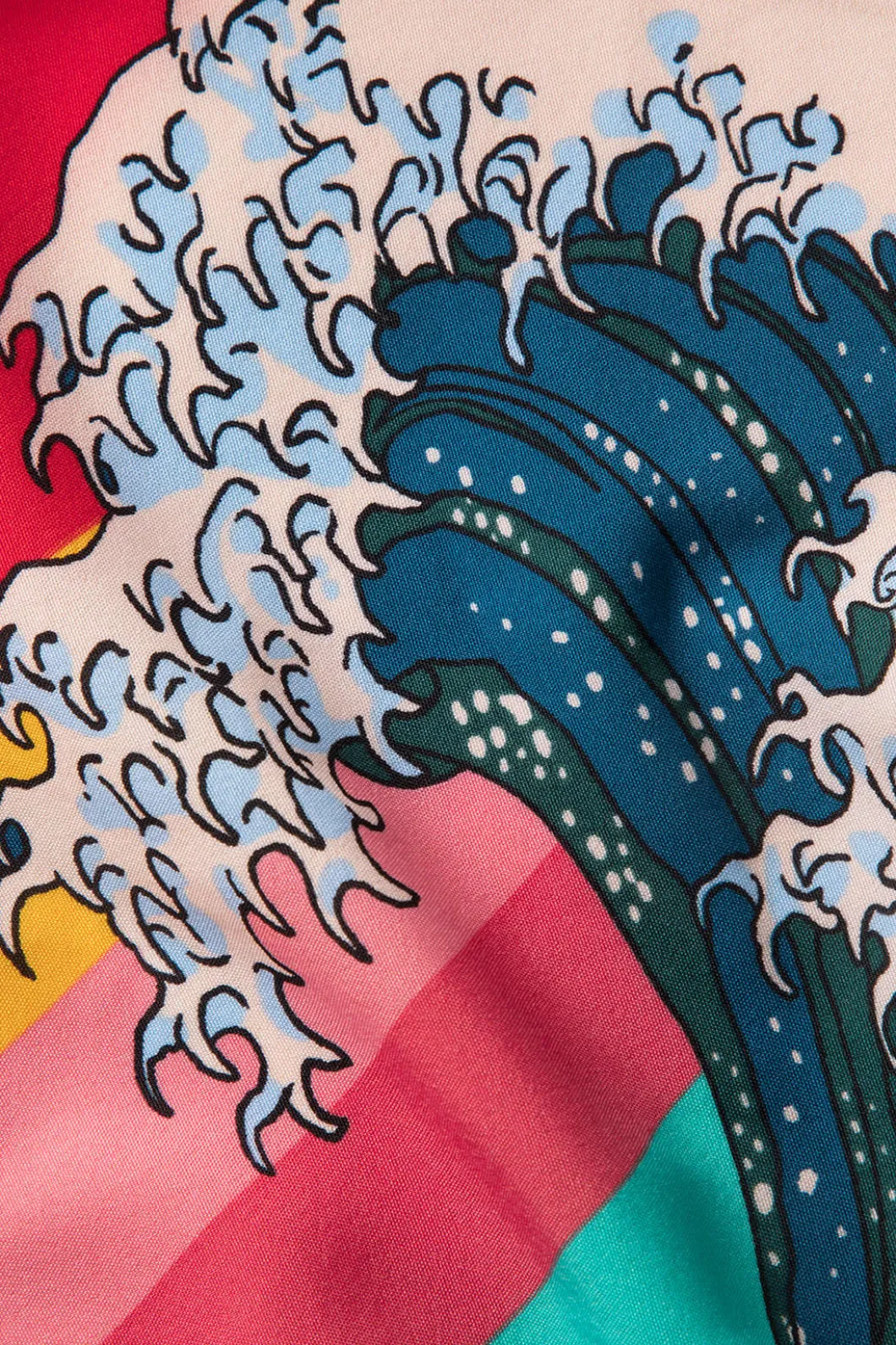 Allover Print Kimono Sleeve Cover Up>MICAS Online