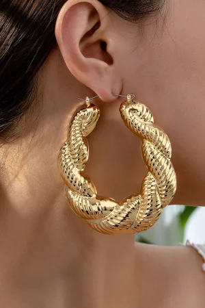 Alloy Twist Retro Earrings>MICAS New
