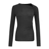 Asymmetric Neckline Long Sleeve Top>MICAS New