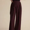 Asymmetric Wide-Leg Pants>MICAS Fashion