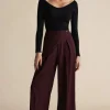 Asymmetric Wide-Leg Pants>MICAS Fashion