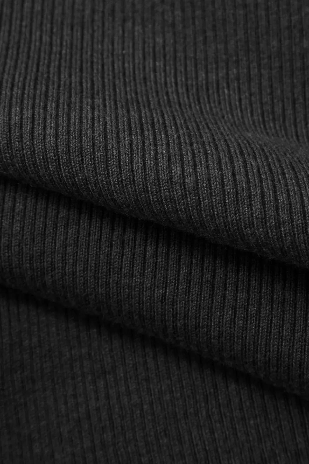 Asymmetrical Long Sleeve Rib Knit Top>MICAS Fashion