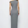 Asymmetrical Twist Maxi Dress>MICAS Discount