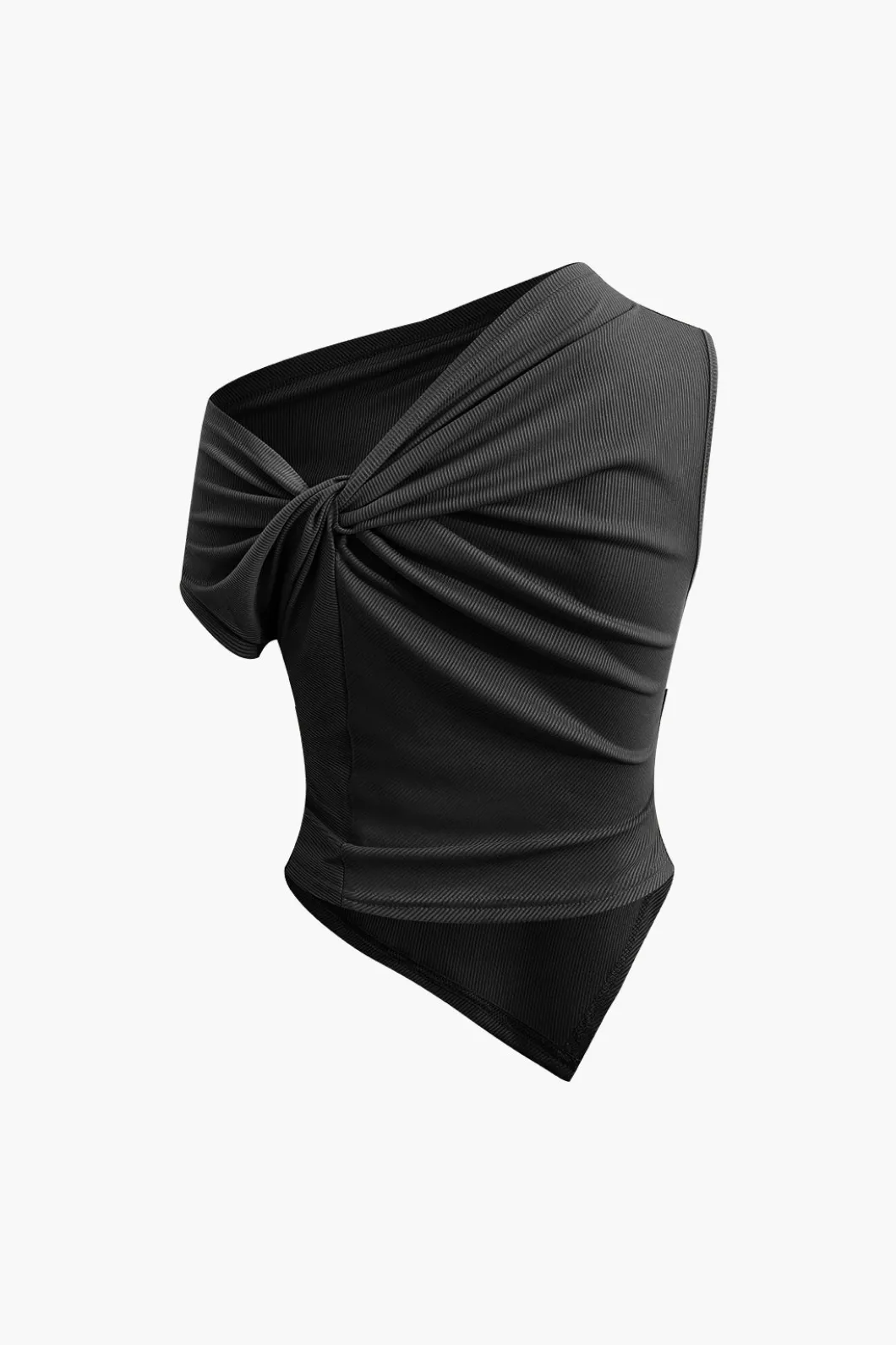 Asymmetrical Twist Top And High Waist Maxi Skirt Set>MICAS Sale