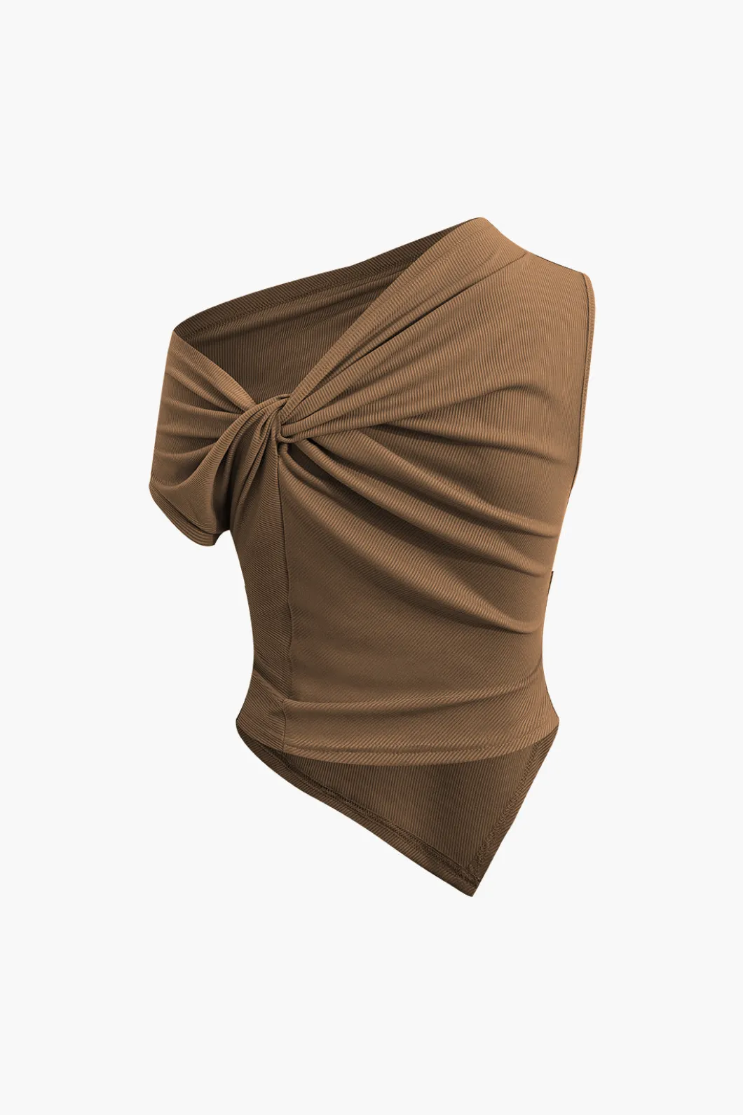 Asymmetrical Twist Top And High Waist Maxi Skirt Set>MICAS Sale